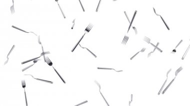 Uçan kaşık. Döngü. Alfa kanalı bulunur.