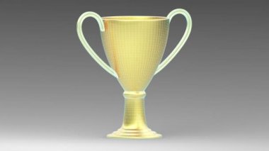 3D modeli trophy Kupası. Döngü.