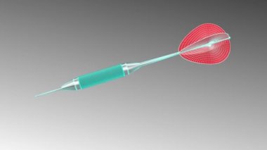 Dart ları 3D modeli. Döngü.