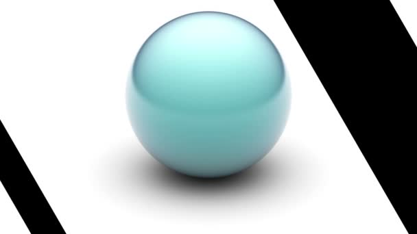 ボールの モデル ループ — ストック動画
