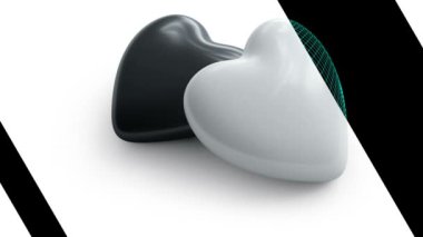 3D modeli kalplerin. Döngü.