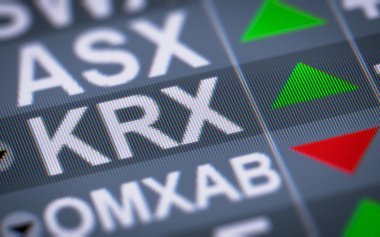 Kore Exchange (Krx) tek Menkul Kıymetler Satım işleçtir Güney Kore.
