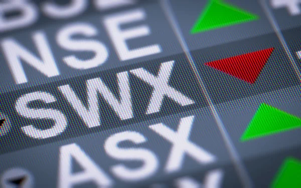Altı Sviçre Zürih Dayalı Satım Eski Adıyla Swx Swiss Exchange — Stok fotoğraf