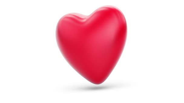 Coeur rouge. Boucle. Canal alpha .