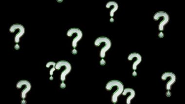 Uçan soru kutsal kişilerin resmi. Döngü.