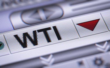WTI ham petrol. Aşağı.