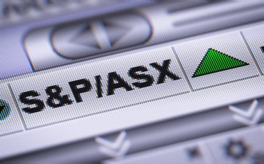 Piyasa ağırlıklı ve float-düzeltilir borsa endeksi Avustralya stokları. Yukarı.