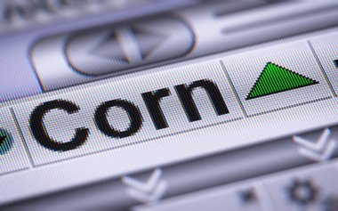 Index of Corn on the screen. Up. clipart