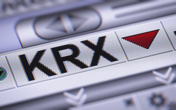 Korea Exchange Krx Est Seul Opérateur Bourse Valeurs Corée Sud — Photo