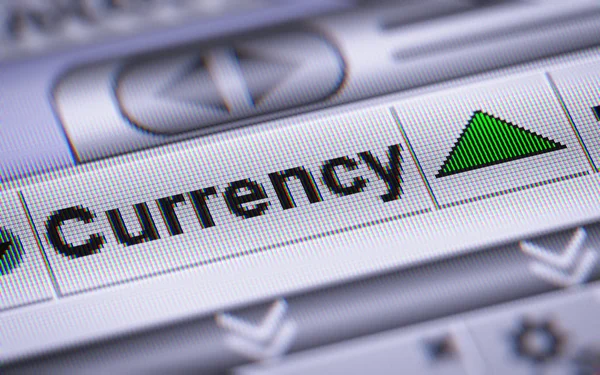 Index Currency Screen — Stock Photo, Image