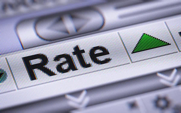 Index Rate Screen — Stock Photo, Image