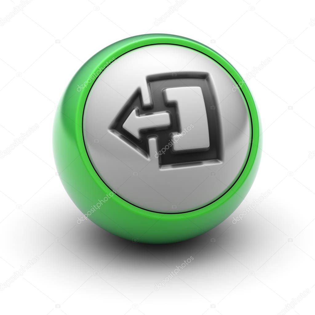 The icon on the ball.