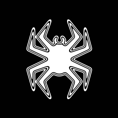 Siyah zemin üzerine beyaz simgesi