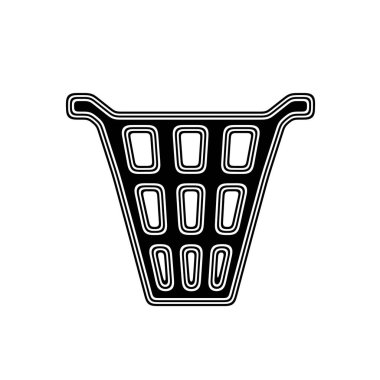 Beyaz arka planda siyah simgesi