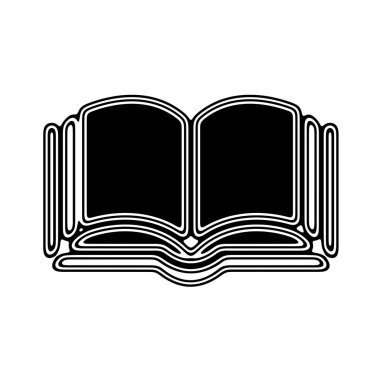 Beyaz arka planda siyah simgesi