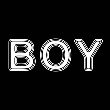 Siyah arka plan üzerinde kelime