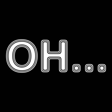 Siyah arka plan üzerinde kelime