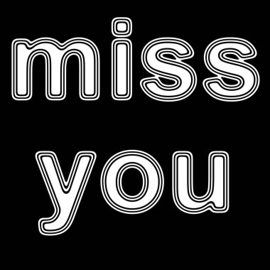 Siyah arka plan üzerinde kelime