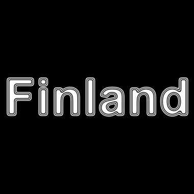 Siyah arka plan üzerinde kelime