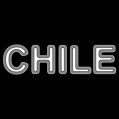 Siyah arka plan üzerinde kelime