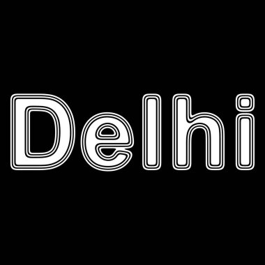 Siyah arka plan üzerinde kelime