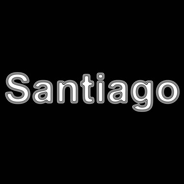 Siyah arka plan üzerinde kelime