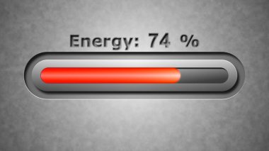 Enerji oluşum üstünde belgili tanımlık perde.