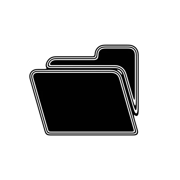 Black Icon White Background — Stock Photo, Image