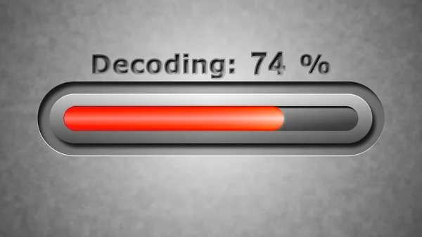 Processus Décodage Écran — Photo