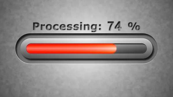 Processo Processamento Tela — Fotografia de Stock
