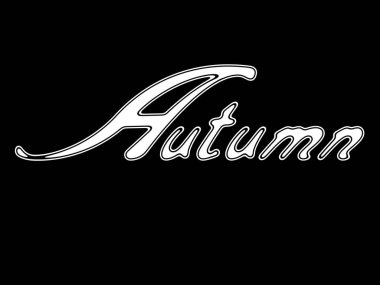 Siyah zemin üzerine beyaz kelime.