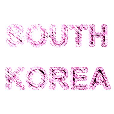 Grunge kelime whie arka plan üzerinde.