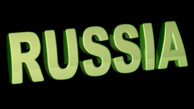 siyah arka plan üzerine 3D kelime.