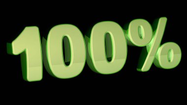 siyah arka plan üzerine 3D kelime.