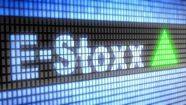 Indice Azionario Dei Titoli Azionari Dell Eurozona Progettato Stoxx Illustrazione — Foto Stock