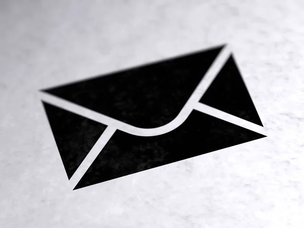 Mail Icon Paper — Stock Photo, Image