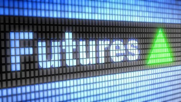 Finanzas Contrato Futuros Más Coloquialmente Futuros Contrato Plazo Estandarizado Que — Foto de Stock