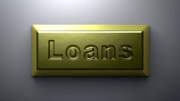 Loans Gold Bullion — Stock Photo, Image