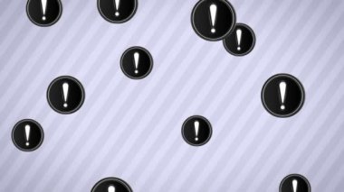 Düşen dikkat kutsal kişilerin resmi. Döngü. Alfa kanalı.