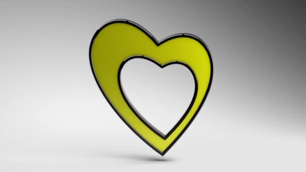 Le coeur. Boucle. Canal alpha. Vue rapprochée 