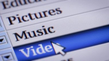 Müzik. Kendi tasarımını program menüsü.