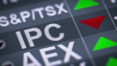 Bolsa Mexicana de Valores ticaret 35 hisse senetleri dizin. Aşağı. Döngü.