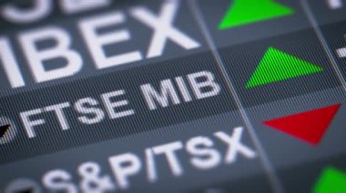 Borsa Italiana, İtalyan Ulusal Menkul Kıymetler Borsası kıyaslama borsa endeksi. Yukarı. Döngü.