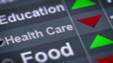 Sağlık ekrandaki dizin. Aşağı. Döngü.