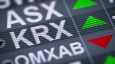 Kore Exchange (Krx) tek Menkul Kıymetler Satım işleçtir Güney Kore.