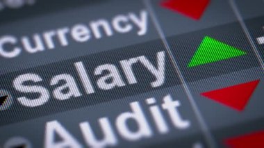 Maaş dizin. Yukarı. Döngü.