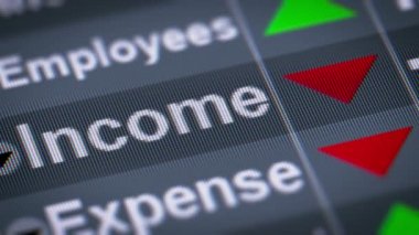 Dizin gelir üstünde belgili tanımlık perde. Aşağı. Döngü.