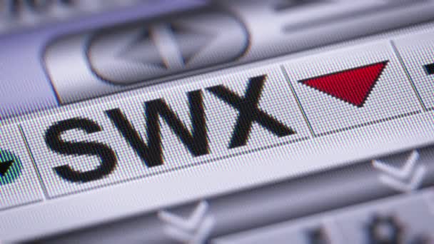 Six Swiss Exchange Πρώην Swx Swiss Exchange Βασισμένη Στη Ζυρίχη — Αρχείο Βίντεο