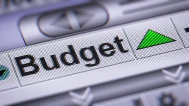 Dizin bütçe üstünde belgili tanımlık perde. Yukarı. Döngü.