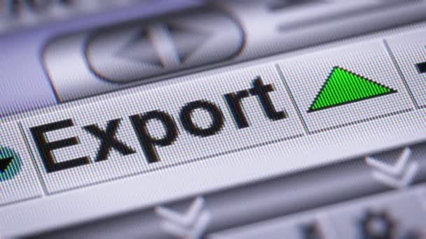 Index Exportation Écran Debout Boucle — Video